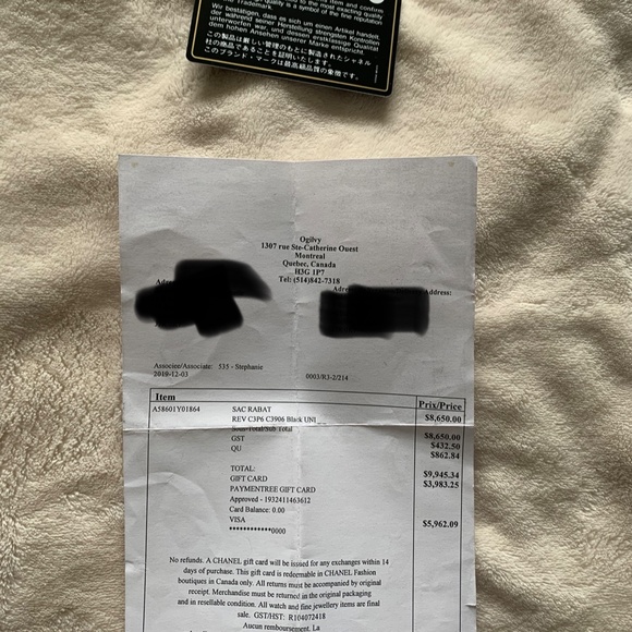 Chanel bag  maxi black  caviar gold hardware - Picture 2 of 5